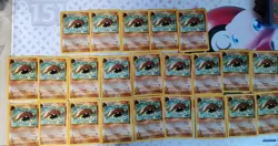 Pokemon Fossil 1st Ed Unlimited Huge 23 Card Kabuto! Most LP 1st Edition French - Image 1