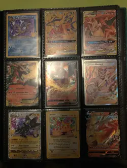 Pokemon TCG Lot Of 9 Cards Pack Fresh Charizard Tag team - Image 1