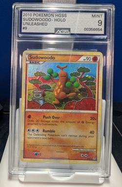 AGS 9 Sudowoodo 9/95 Holo Unleashed Pokemon 2010 Card TCG - Image 1