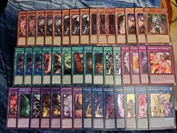 Yugioh 45 Card Yubel Fiendsmith Deck Core QCR Yubel Engraver Unchained - Image 1