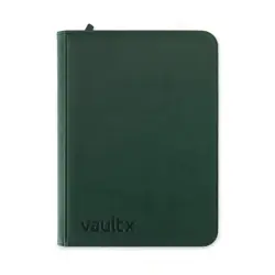 Vault X Forest Green 9-Pocket Exo-Tec Zip Binder - 360 Cards - New - Image 1