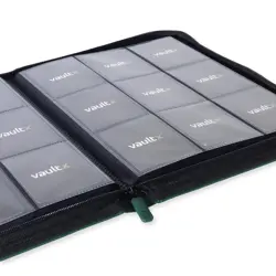 Vault X Forest Green 9-Pocket Exo-Tec Zip Binder - 360 Cards - New - Image 2