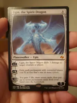 Magic the Gathering Ugin the Spirit Dragon Ugin's Fate Promo Card MtG WotC - Image 1
