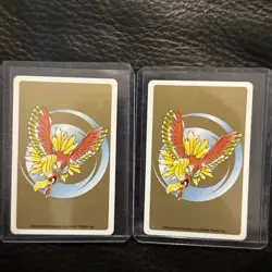 Pikachu Pokemon Gold Playing Card Joker #025A #025B Poker Set of 2 2000 - Image 2