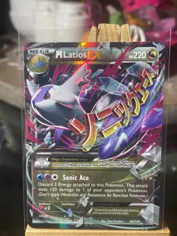 Pokemon TCG Mega M Latios EX Holo Ultra Rare Card Roaring Skies 59/108 - Image 1