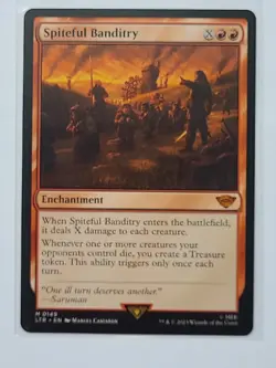 MTG - Spiteful Banditry x1 - NM - Lord of the Rings - MYTHIC - 149 - Image 1