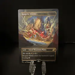 Magic The Gathering Ikoria IKO 2020 #311 Raugrin Triome FULL-ART SHOWCASE NM - Image 1
