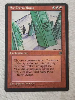 NM An-Zerrin Ruins Homelands Mtg Magic the Gathering - Image 1