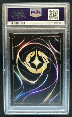 2023 Disney Lorcana Mickey Mouse Wayward Sorcerer Alt Art Enchant 208/204 PSA 9 - Image 2