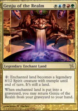1x Genju of the Realm Heavy Play MTG Magic - Kid Icarus - - Image 1