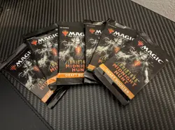 Magic the Gathering: Innistrad Midnight Hunt - Six (6) Draft Booster Pack Sealed - Image 1
