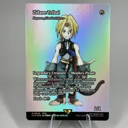 Zidane Tribal Showcase Ragavan Showcase Foil 0043 FFIX FF9 MTG Final Fantasy - Image 1