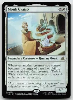 Monk Gyatso R Foil Avatar: The Last Airbender: Eternal-Legal 0081 NM - Image 1
