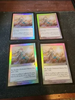 Odyssey MTG FOIL 4 Dedicated Martyr Playset Magic - Image 1