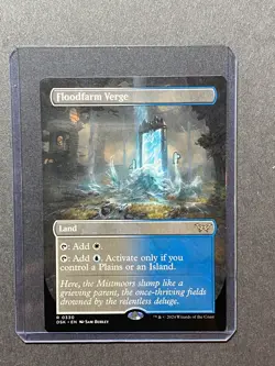 MTG Floodfarm Verge Borderless #0330 - Duskmourn: House of Horror NM - Image 1