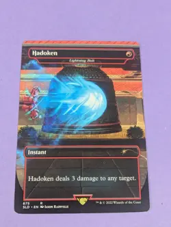 MTG Magic: Secret Lair Drop: Lightning Bolt Hadoken #675 Rare - NM - Image 1