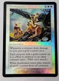 Aurification (Foil) - Onslaught (ONS) - LP - Magic The Gathering MTG - Image 1