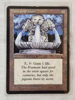 Played Fountain of Youth The Dark Mtg Magic the Gathering - Image 1