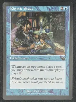 Rhystic Study Prophecy Regular Near Mint Or Better, MTG - Image 1