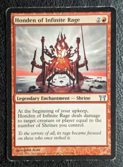 Honden of Infinite Rage - Champions of Kamigawa - 172/306 - MTG Regular Uncommon - Image 1