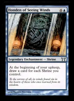 Honden of Seeing Winds Champions of Kamigawa Light Play MTG Magic the Gathering - Image 1