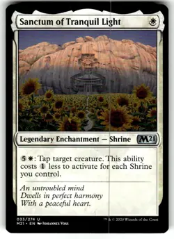 Sanctum of Tranquil Light Core Set 2021 Regular MTG NM - Image 1