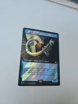 MTG Doctor Who Flesh Duplicate Extended Art Surge Foil - Image 1
