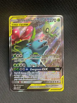 Celebi & Venusaur GX SM167 Sm Holo Pokemon TCG HP/MP - Image 1