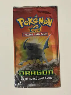 Absol Vintage Pokemon 2003 ex Dragon Booster Pack Art! Rare E Wrapper - Image 1