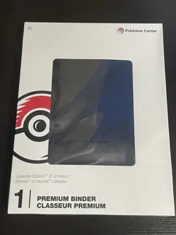Pokemon Center: Celestial Espeon & Umbreon Premium Binder - IN HAND SEALED - Image 1