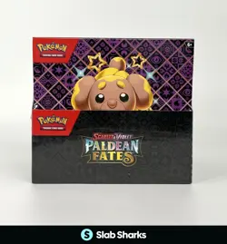POKEMON TCG SCARLET & VIOLET PALDEAN FATES TECH STICKER COLLECTION SEALED BOX - Image 1