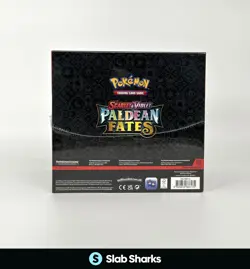 POKEMON TCG SCARLET & VIOLET PALDEAN FATES TECH STICKER COLLECTION SEALED BOX - Image 2