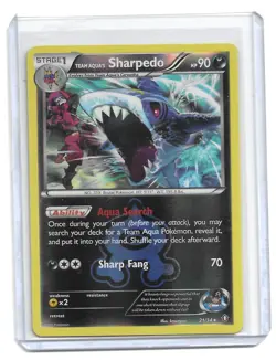 2015 Pokemon - Double Crisis Team Aqua's Sharpedo #21/34 Reverse Holo - Image 1