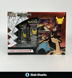 POKEMON TCG CELEBRATIONS COLLECTION LANCE'S CHARIZARD V SEALED BOX - Image 1