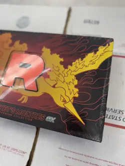 Pokemon Team Rocket’s Moltres EX Ultra Premium US Seller NEW SEALED! - Image 5