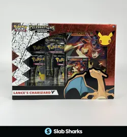 POKEMON TCG CELEBRATIONS COLLECTION LANCE'S CHARIZARD V SEALED BOX - Image 1