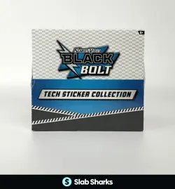 POKEMON TCG SCARLET & VIOLET BLACK BOLT TECH STICKER COLLECTION SEALED BOX - Image 1