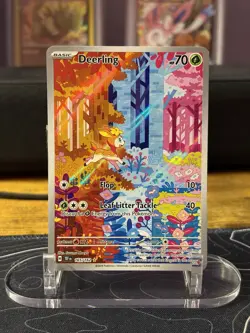 Pokemon Deerling 165/162 Full Art Temporal Forces Holo Near Mint - Image 1
