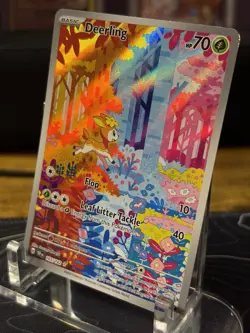 Pokemon Deerling 165/162 Full Art Temporal Forces Holo Near Mint - Image 2