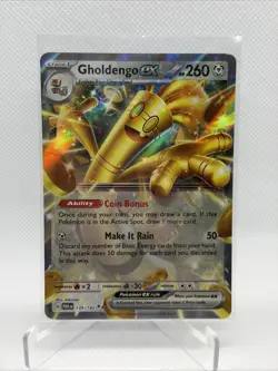 Gholdengo ex 139/182 Scarlet & Violet: Paradox Rift Double Rare Pokemon TCG - NM - Image 1