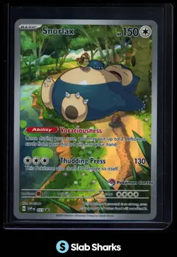 2023 POKEMON CENTER BLACK STAR PROMO SVP EN #051 SNORLAX 151 ELITE TRAINER BOX - Image 1
