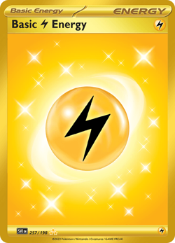 Pokemon TCG Lightning Energy 257/198 Ultra Rare Scarlet & Violet Base Set NM/NM - Image 1