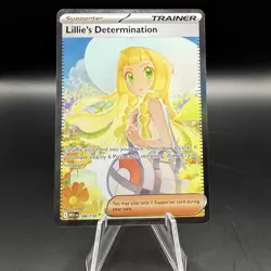 Pokemon TCG Mega Evolutions Lillie's Determination SIR 184/132 NM - Image 1