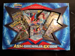 Sealed Pokemon Ash-Greninja-EX Box - 4 Packs - BOX DAMAGED / CONTENTS OKAY 820650801273 - Image 1