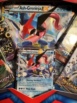 Sealed Pokemon Ash-Greninja-EX Box - 4 Packs - BOX DAMAGED / CONTENTS OKAY 820650801273 - Image 2