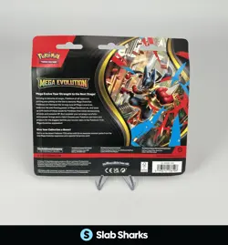 POKEMON TCG MEGA EVOLUTION PSYDUCK PROMO 3 PACK HANGER - Image 2