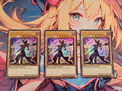 Yugioh x3 Dark Magician DUPO-EN001 Ultra Rare Near Mint Limited Edition - Image 1