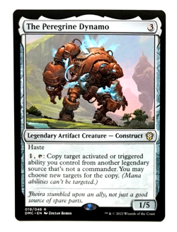 MTG The Peregrine Dynamo, Commander: Dominaria 019/048,+Xtra Cards, M, Unplayed! - Image 1