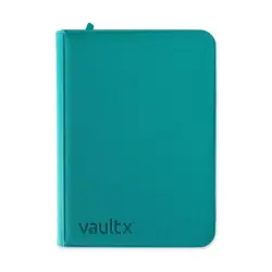 Vault X Ocean Blue 9-Pocket Exo-Tec Zip Binder - 360 Cards - New - Image 1
