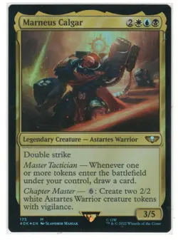 MTG Marneus Calgar Foil Universe Beyond Warhammer 40K Magic The gathering TCG - Image 1